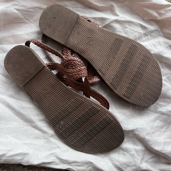 Merona Women's Tan Braided Sandals - Picture 3 of 3